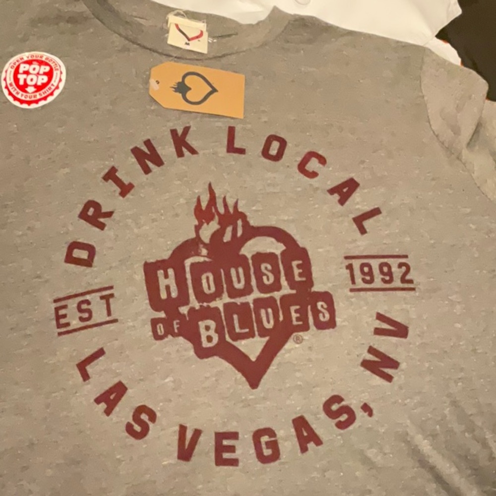 NEW Brew City "Pop Top" Tee, House of Blues Las Vegas Features A Bottle Opener